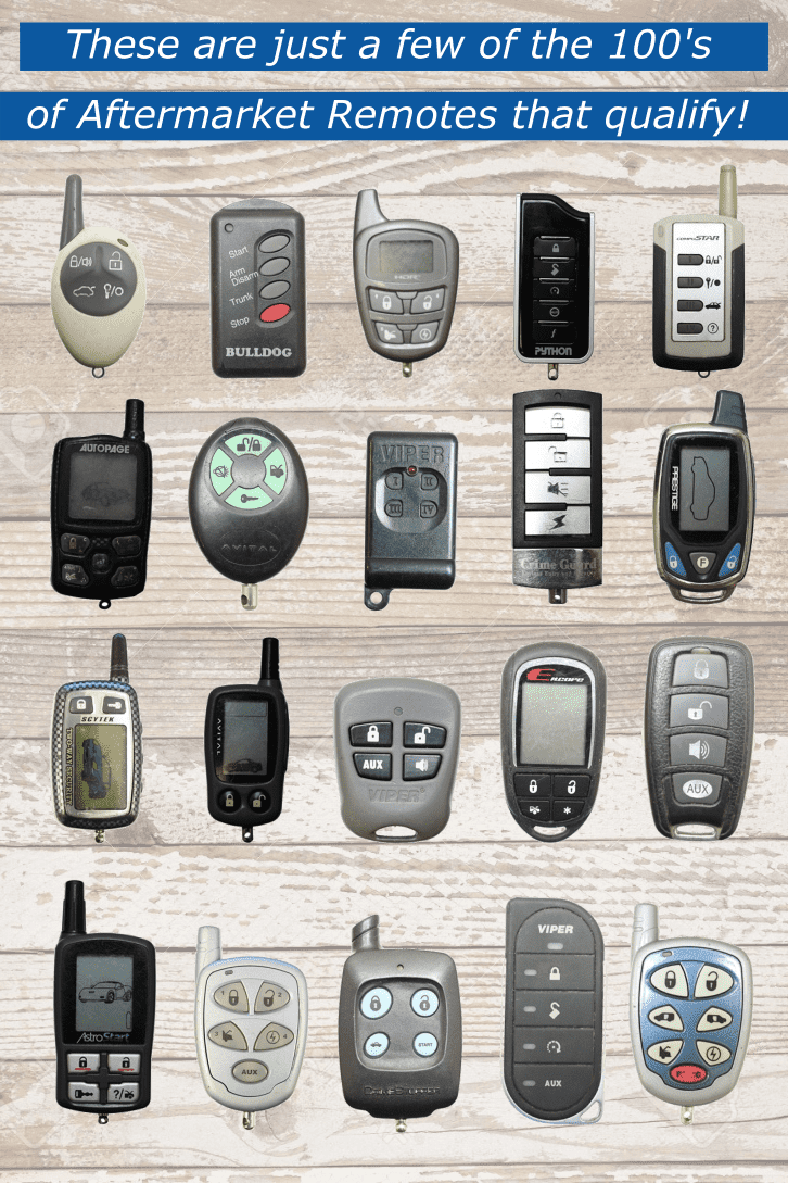 AFtermarket Remotes