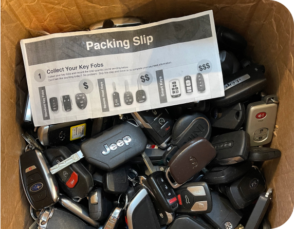 Box with a shipping label